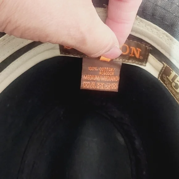 STETSON 150th Aniversary Cotton Safari Style Hat Size Medium - Picture 8 of 9